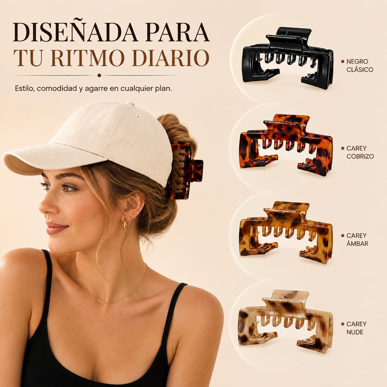 Set x4 Pinza Ergonómica